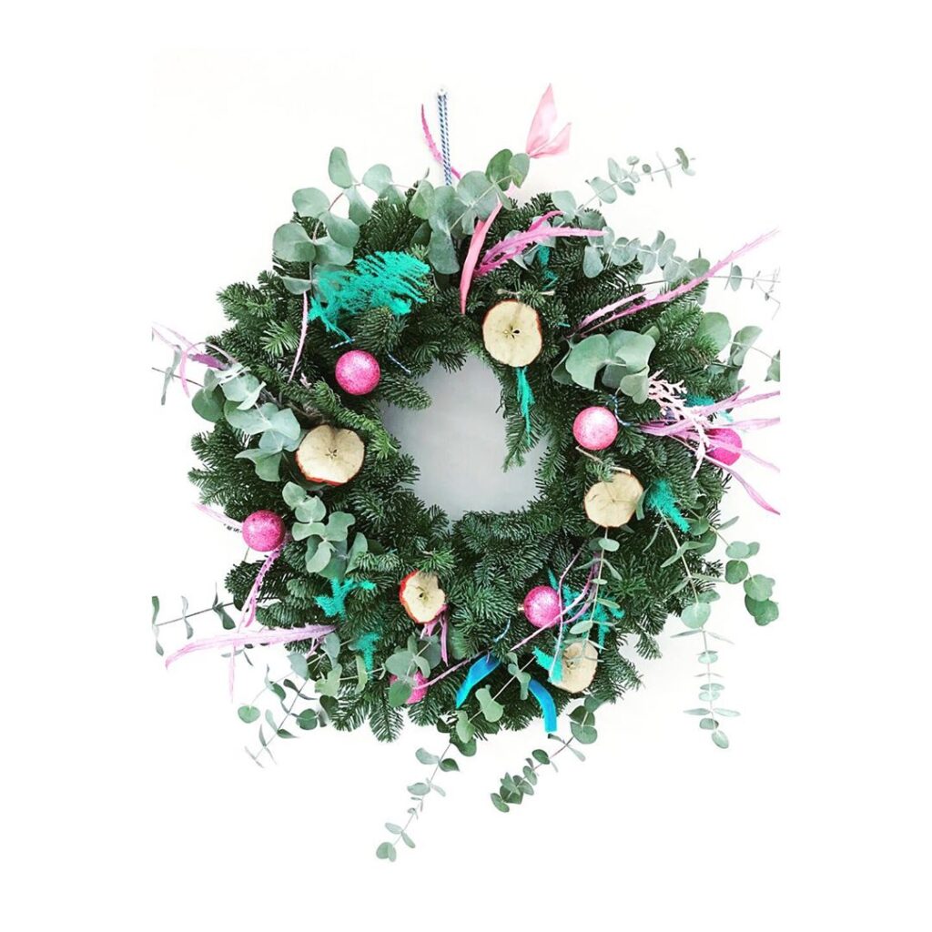 fresh christmas wreath